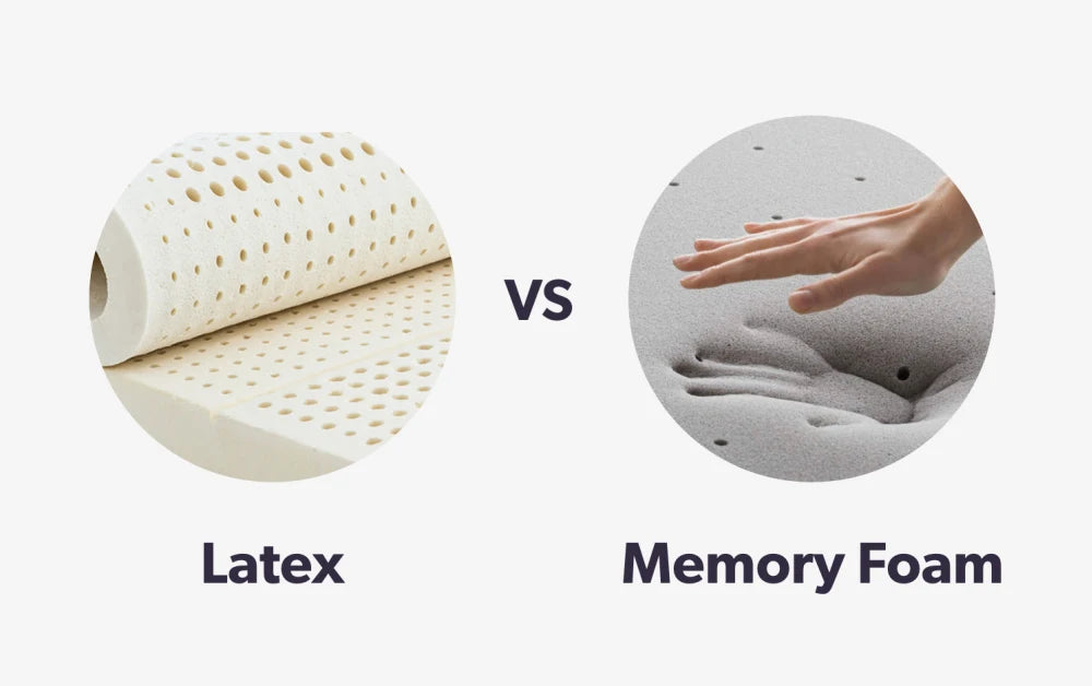 Glow Resultat fra nu af Latex vs Memory Foam Mattress: What's the Difference? – Mattresskingok