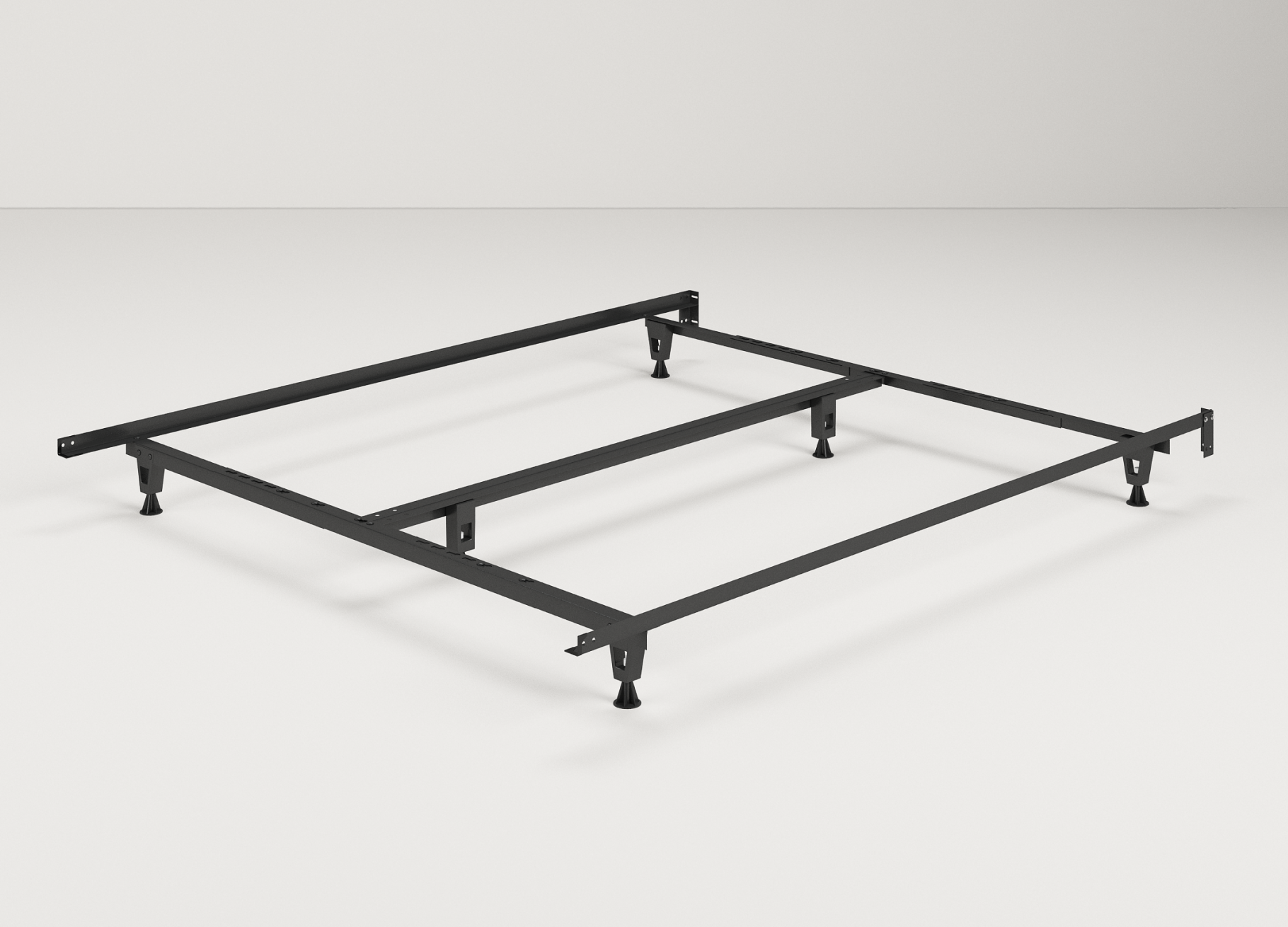 Universal Metal Bed Frame - Adjustable and Durable