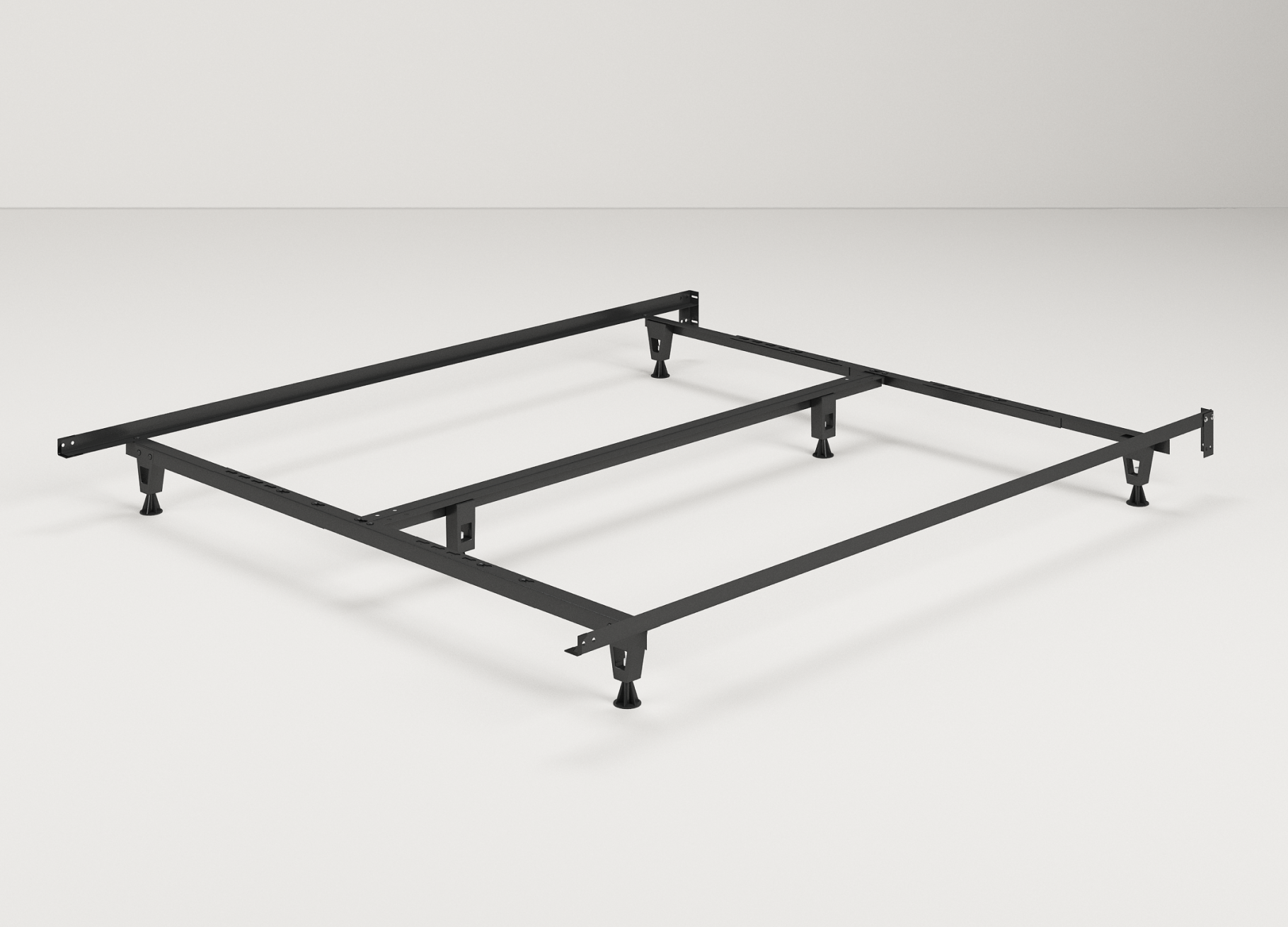 Universal Metal Bed Frame Adjustable and Durable Mattress King OK