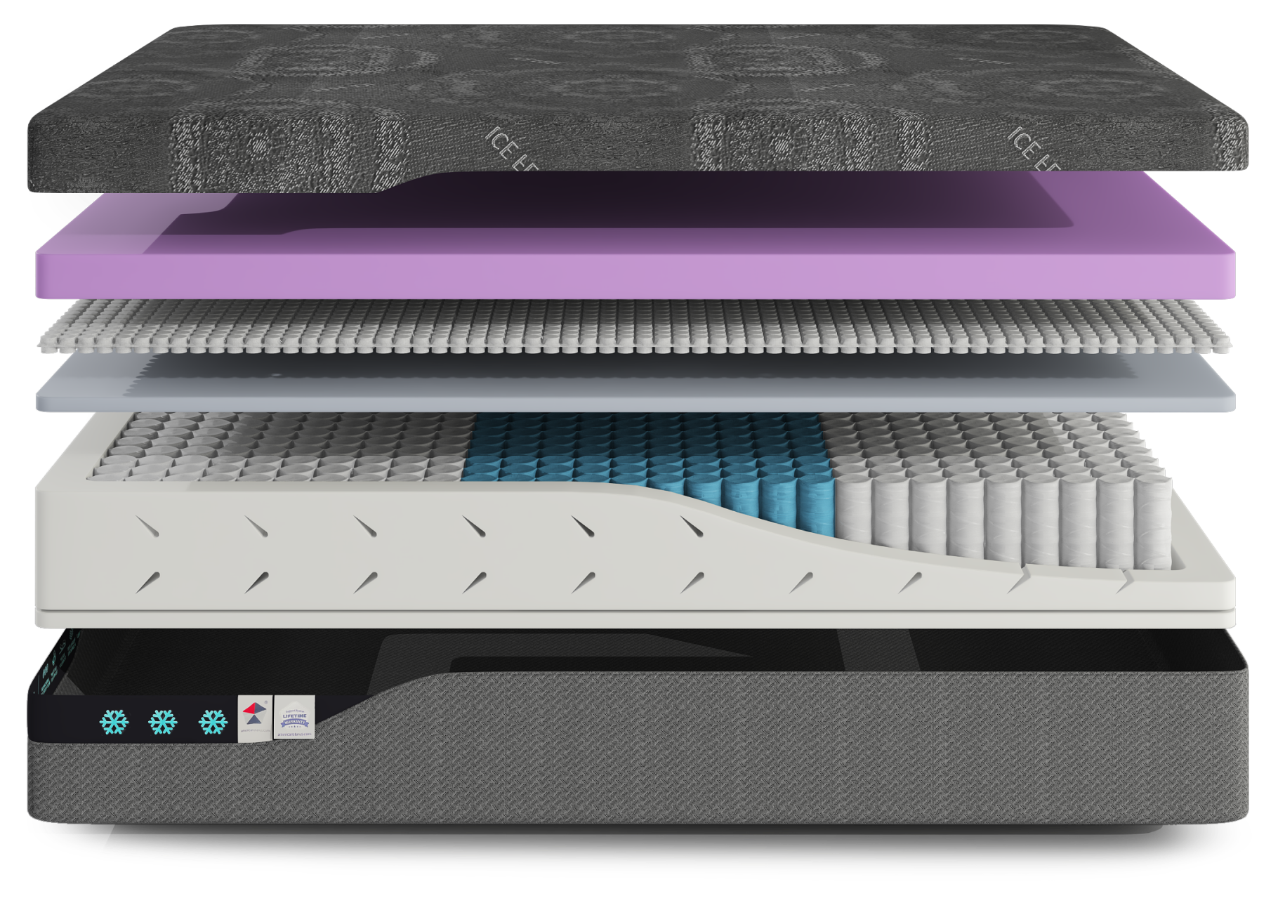 14" Presidential Luxury Plush Hybrid Mattress Mattress King Mattresskingok