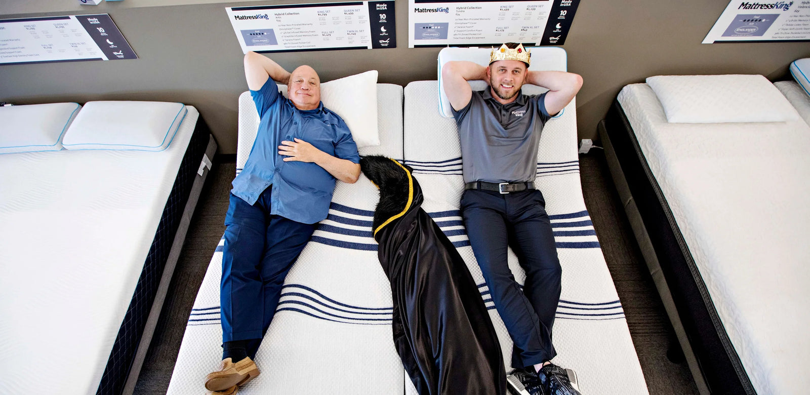 Premium mattress featured in Mattress King