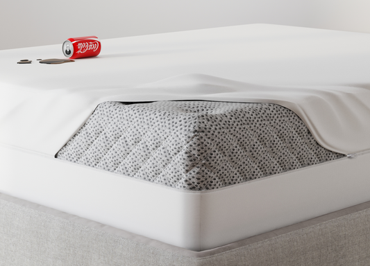 Encase HD mattress protector with spilled coke - Mattress King 