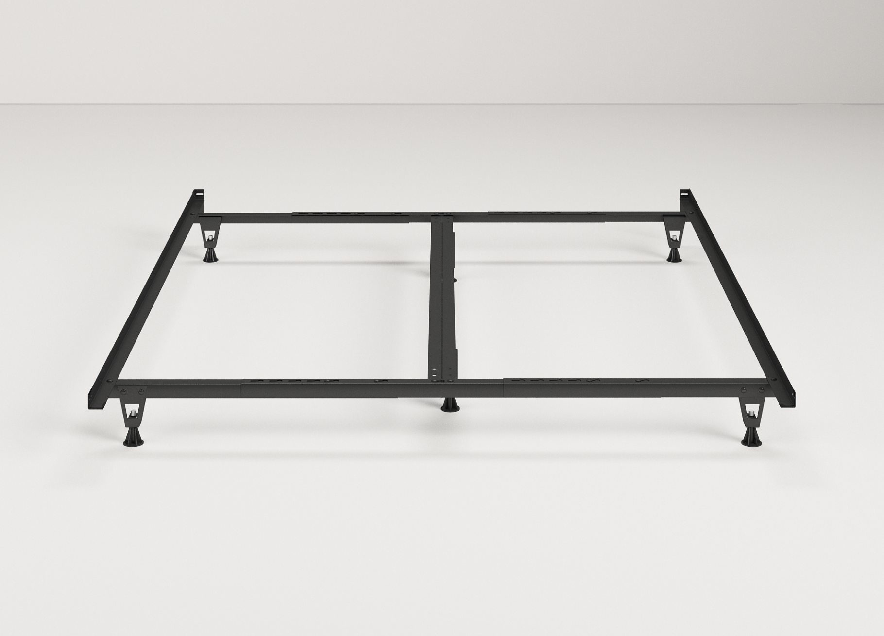 Universal Metal Bed Frame Adjustable and Durable Mattress King OK